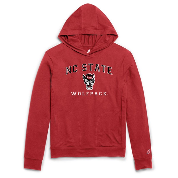 Cardinal Red All Day Hood - NC Stat